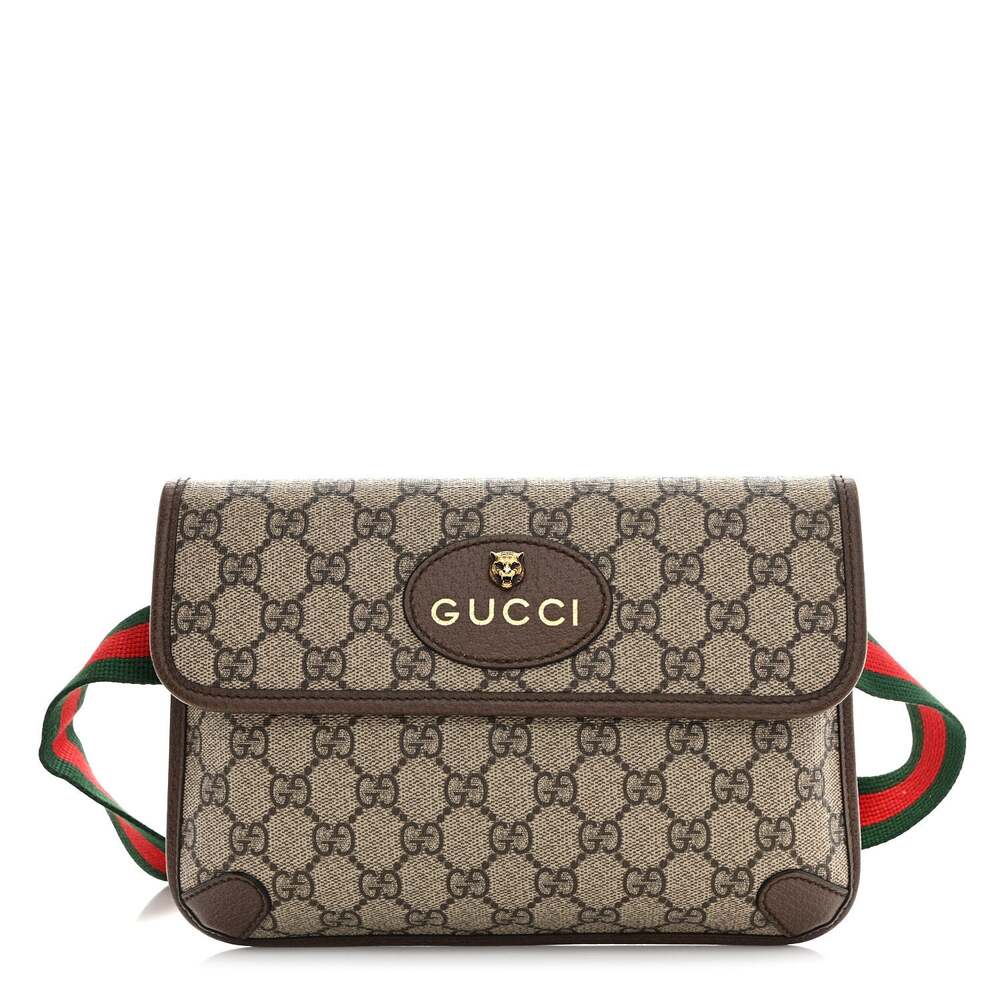 Gucci Gg Supreme Neo Vintage Web Belt #258107G10B